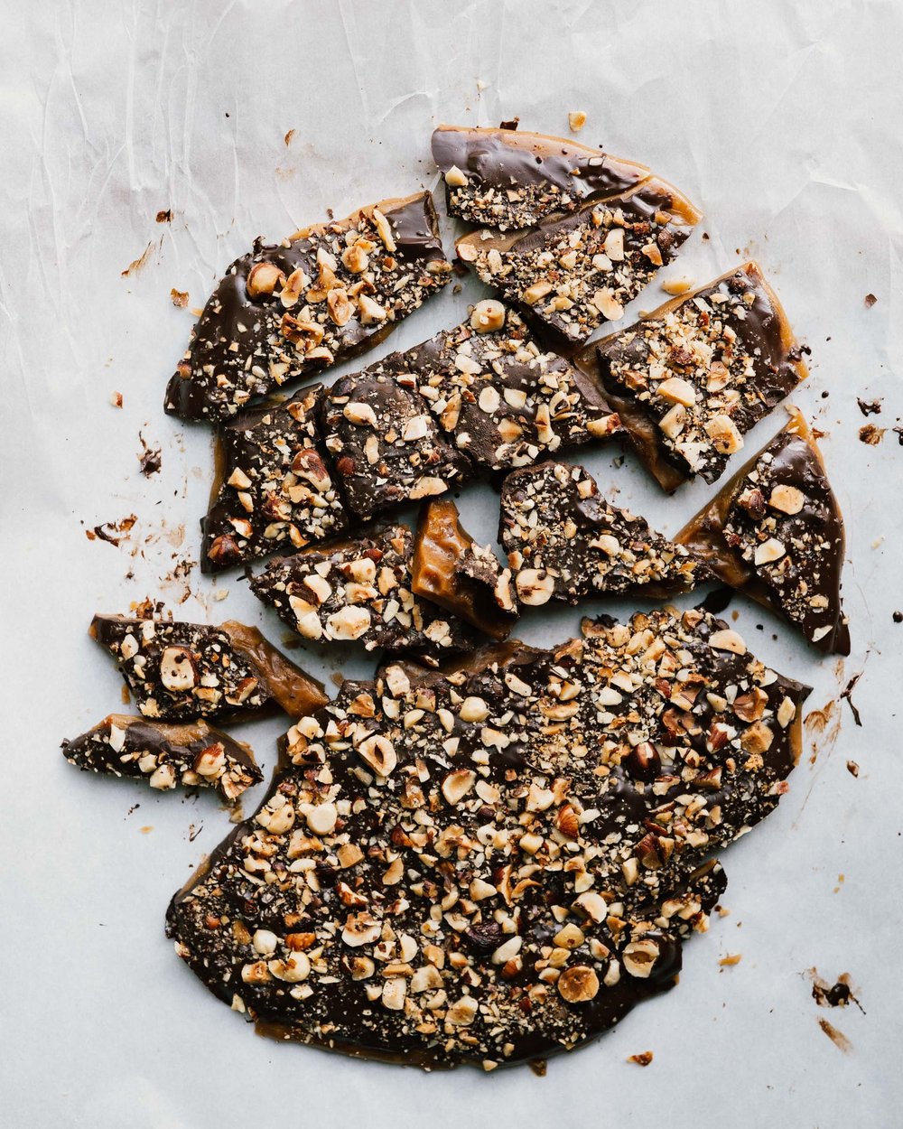 CHOCOLATE-HAZELNUT TOFFEE