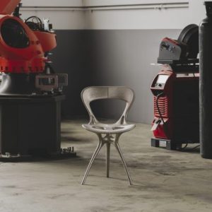 Ross Lovegrove co-creates chair with Google AI trained to emulate his style