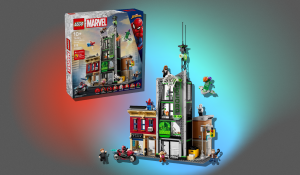 The huge Lego Spider-Man vs. Oscorp building set will be on sale at Best Buy on Dec. 24 only
